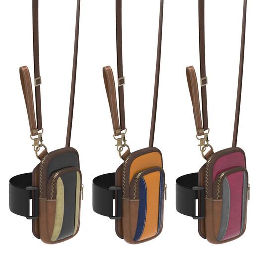 Apple running mobile phone arm bag, multifunctional sports mobile phone bag, crossbody bag, universal mobile phone waist bag for men and women, outdoor handbag, fitness armband, arm sleeve, arm bag, handbag, hanging bag, black khaki, extended version (arm circumference 28-40cm/suitable for standard-obese body)