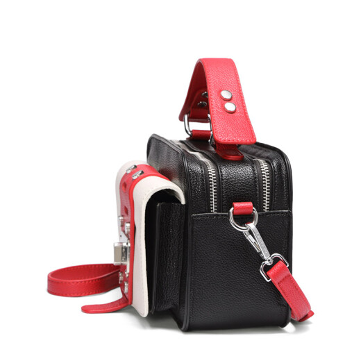 Mona Lisa (monalisa) women's bag shoulder bag crossbody bag handbag multi-color versatile women's camera bag 7M72031126 black