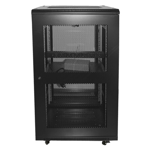 Gabinete ZHJT 24U Gabinete 1.2M Gabinete de red Estándar Gabinete de 19 pulgadas 600*600*1200ZT6622 Puerta de vidrio negro Modelo ordinario