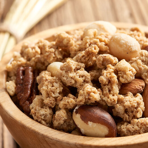 荷兰进口 桂格（QUAKER）Cruesli 混合多坚果谷物粒即食燕麦片 500g/盒 代餐零食（新老包装随机发货）