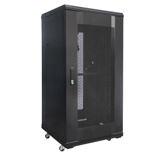 Gabinete ZHJT 24U Gabinete 1.2M Gabinete de red Estándar Gabinete de 19 pulgadas 600*600*1200ZT6622 Puerta de vidrio negro Modelo ordinario