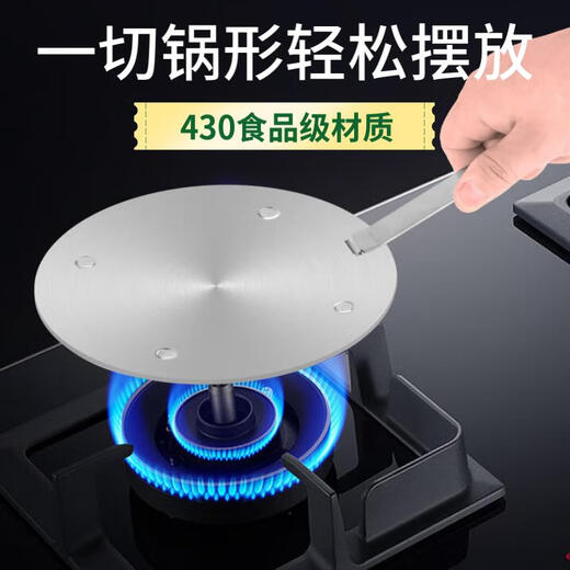 Gijuf gas stove heat conduction plate induction cooker heat conduction plate casserole glass pot stainless steel heat conduction plate heat conduction sheet 16 cm