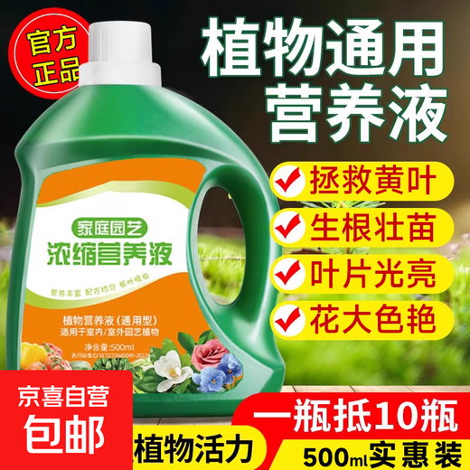 Nutrient solution plant universal flower fertilizer fortune tree rich bamboo green dill hydroponic potted household flower flower fertilizer universal concentrated type 500 ml bottle