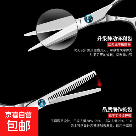 Pet Grooming Scissors Flat Scissors Dental Scissors