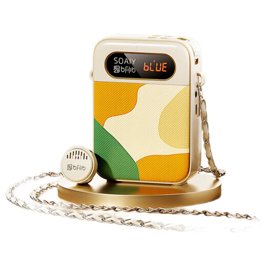 Sony Ericsson (soaiy) KY02 Wireless Lavalier Anti-Squealing Bee Amplifier Teacher's Special Long-Endurance Bluetooth Speaker Audio Microphone Class Teaching Guide Outdoor Strap Portable White