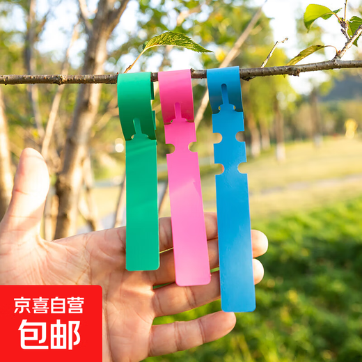 PVC ring label sapling succulent label flower gardening label plant label buckle sign gardening supplies yellow 1000 sheets