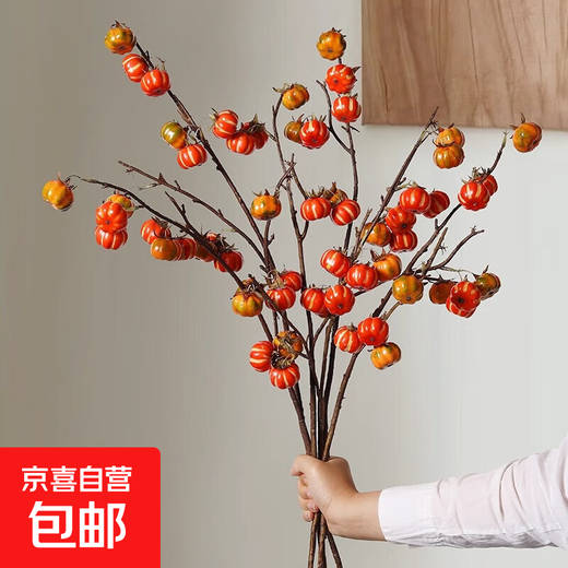 Yunnan base straight hair Double 11 atmosphere home office living room flowers small pumpkins in a bunch (4-6 pieces) small pumpkins in a bunch 6 pieces