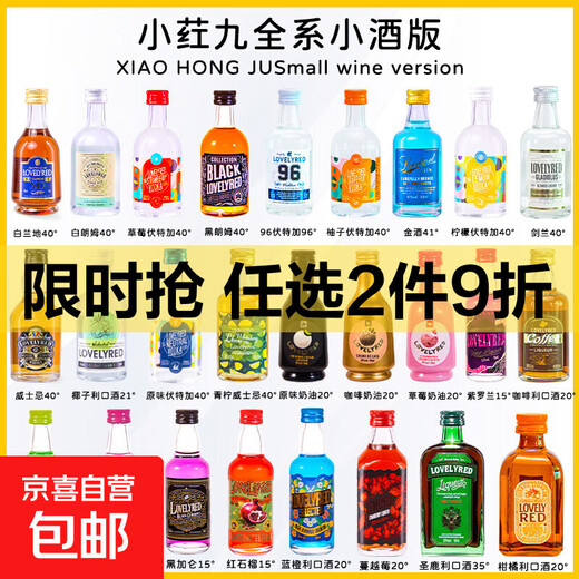 小荭九便利店调酒小瓶装微醺小瓶洋酒伏特加基酒DIY鸡尾酒 菜鸟局【10瓶*50ML】上头指数29%