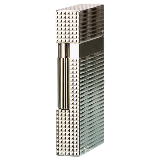 S.T.Dupont French Dupont lighter gift box Ligne2 diamond diamond pattern loudspeaker lighter as a gift for boyfriend, silver plated 16184