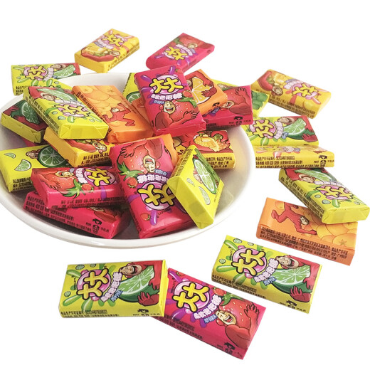 大大 TATA 泡泡糖约150片675g桶装口香糖什锦水果味糖