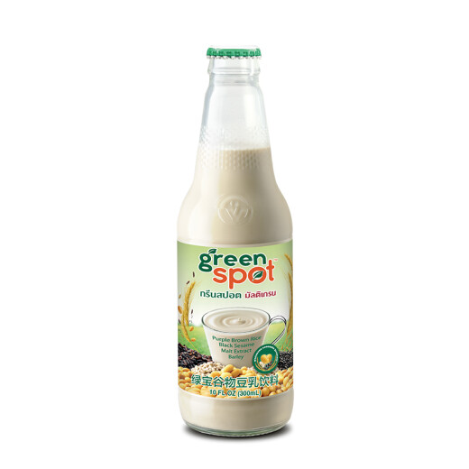 Imported soy milk from Thailand Imported soy milk greenspot cereal 300*6 bottles