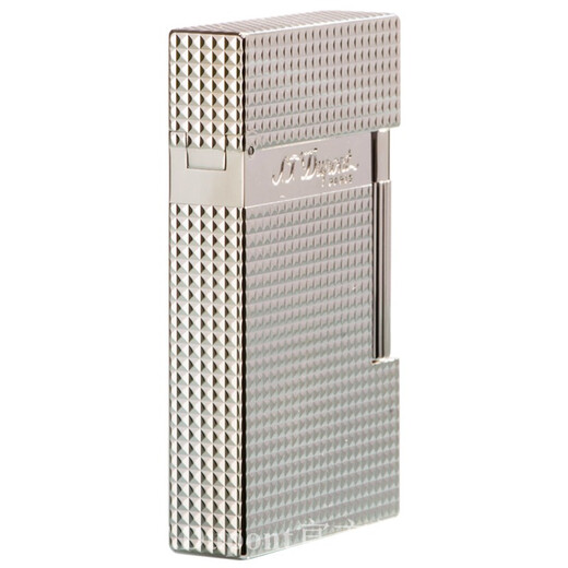 S.T.Dupont French Dupont lighter gift box Ligne2 diamond diamond pattern loudspeaker lighter as a gift for boyfriend, silver plated 16184