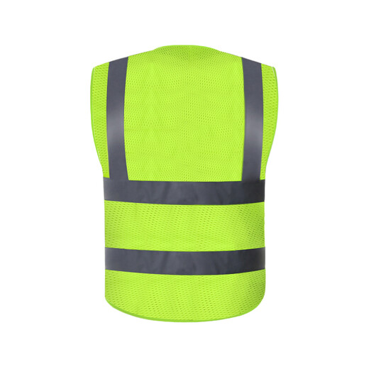 HONYSON reflective vest reflective clothing road construction safety warning clothing mesh reflective strips cycling fluorescent vest printable summer breathable style