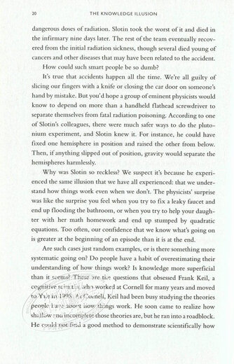 知识的错觉:为什么我们从未独立思考 英文原版The Knowledge Illusion