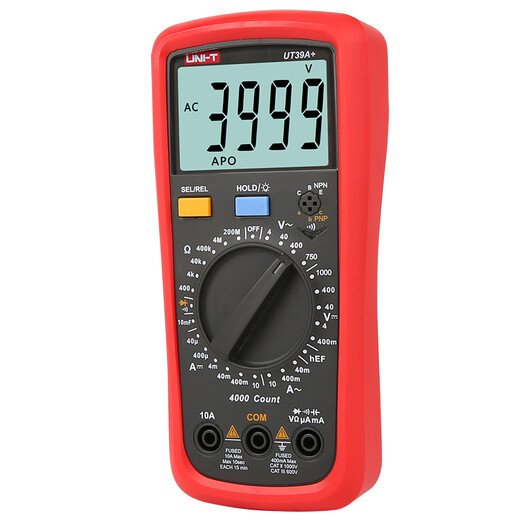 Uni-T UT39A+ digital multimeter manual range multi-function household multimeter resistance capacitance voltage and current meter