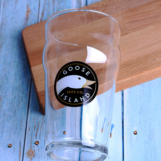 Yi Nian Fangyuan GOOSEISLAND Goose Island special beer glass Pilsner British craft IPA beer glass pint glass juice glass 4 pieces Goose Island beer glass 592ml