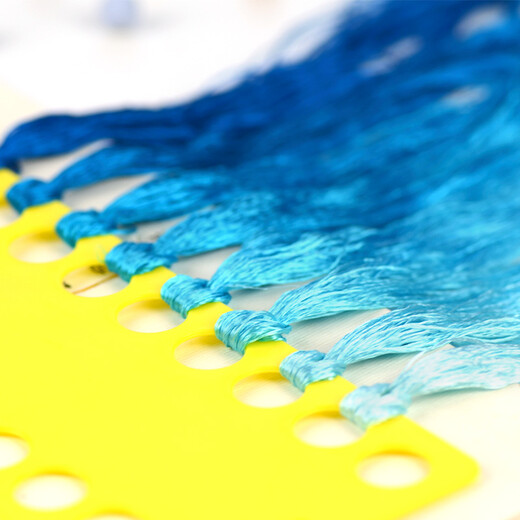 Other embroidery craftsmen Su embroidery thread, mulberry silk thread, silk hand embroidery thread, commonly used colors, 8 pieces, No. 19