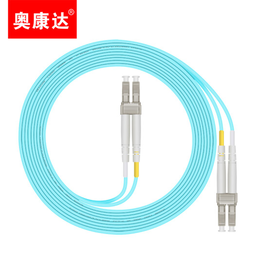 奥康达  工业电信级万兆光纤跳线OM4多模LC/LC光纤线OM3 万兆多模双芯光纤线 万兆光纤线lc 双工 12048 10米