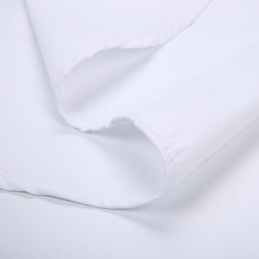 Prenomen Short à manches à manches pour hommes jeunes étudiants minces commerciales décontractées sans fer de travail de travail de travail professionnel blanc pur sans poches (tiré une taille plus grande) 42 / 3xl