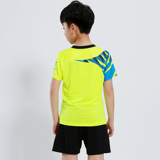 Suisses de badminton pour enfants à séchage pour les garçons et filles à manches courtes d'été et secondaire des élèves de tennis de table uniformes uniformes uniformes de la compétition de sports de sport Uniforms de concours de vêtements de sport