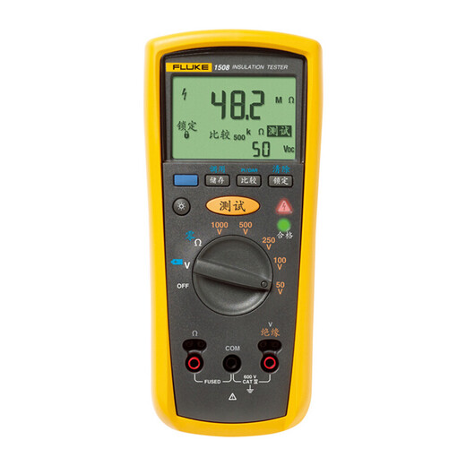 Fluke F1508 Isolationswiderstandstester Digital Isolierung Multimeter Universal Amperemeter 5. Geschwindigkeit 1000v10g