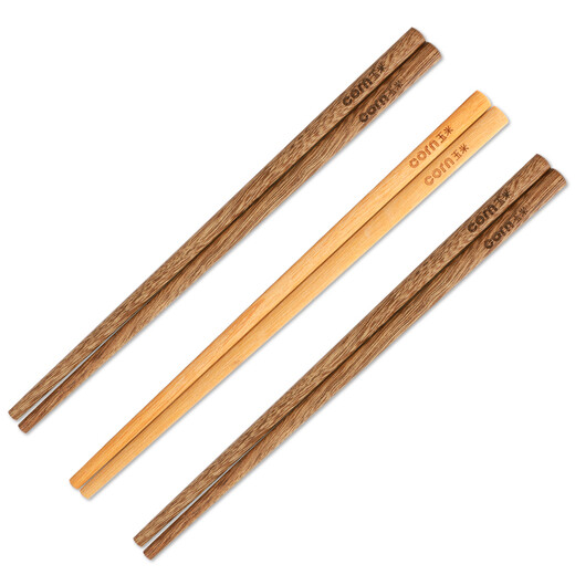 Mais (Mais) Kinderhäftstäbchen, Haushaltsmassivholz, lackfreie, wachslose Kinder mit kurzen Essstäbchen, Kindergartenspezifische Babylernen-Essstäbchen