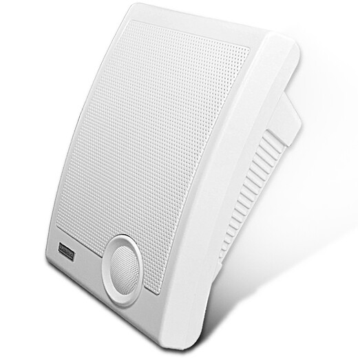 LINGSHENG 570 wall-mounted audio classroom speaker campus public broadcast system shopping mall supermarket store background music speaker wall-mounted speaker package 2 (50 watt amplifier + 3 570 audio)