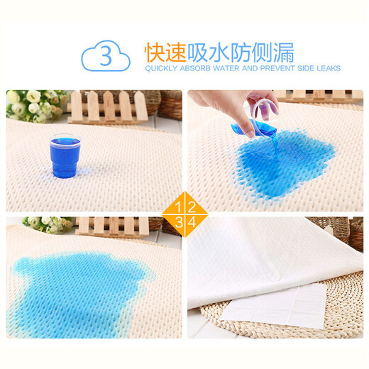 DNBR (DNBR) baby urine septum can be washed with waterproof and breathable urine septum large size can be washed with baby urine septum [2 packs] Large 90*70+Small 30*40