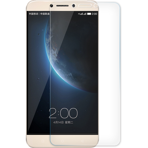 TUOMENG LeTV tempered film mobile phone HD explosion-proof half screen anti-blue light anti-fingerprint glass protective film without white edge integrated film LeTV 1/x600/1 generation colorless HD explosion-proof version * 2 pieces + bracket