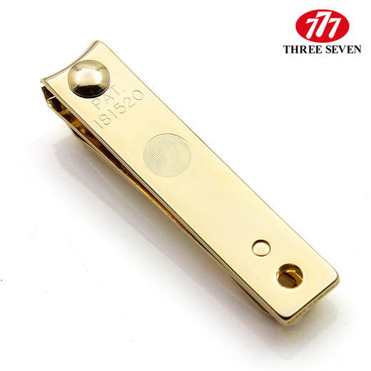 777 (tres siete) Corea 777 Conjunto de clavos de uñas Un solo ajuste de uñas Obligado Nail Clipper Adulto Hogar de clavo de uñas Medianas grandes puntiagudas de oro Media 671g