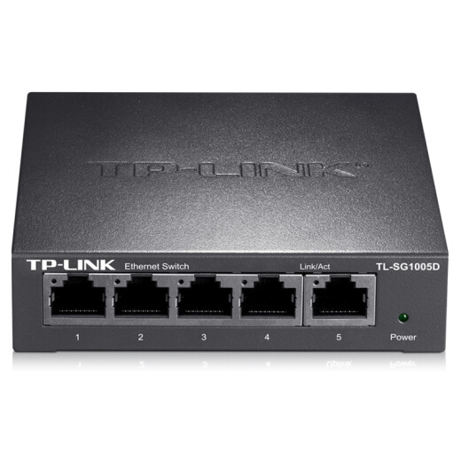 TP-LINK 5-port Gigabit switch enterprise-grade switch monitoring network cable splitter splitter metal body TL-SG1005D