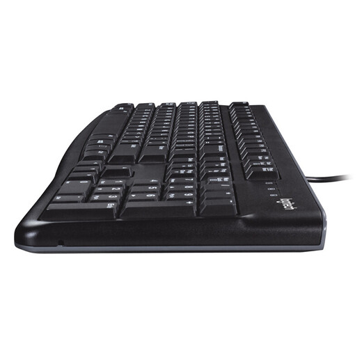Logitech MK120 (MK121P) wired keyboard and mouse set USB port computer laptop business office keyboard and mouse set MK120 black
