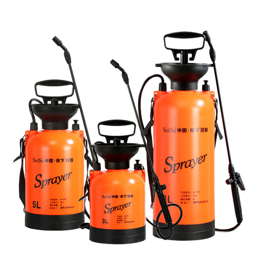 Shixia (seesa) Shixia brand watering kettle, gardening watering kettle, watering flower, pesticide sprayer, agricultural manual air pressure sprayer 8L with stainless steel pole