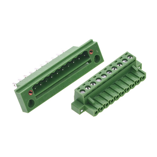 TaoTimeClub through-wall terminal block KF2EDGWB-5.08MM-3P with screw fixation 4P 1 set