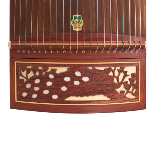 
Dunhuang brand Dunhuang Guzheng 694L mahogany series shell carving performance grade examination Guzheng musical instrument Shanghai folk musical instrument factory 694K peacock pattern (full set of accessories)