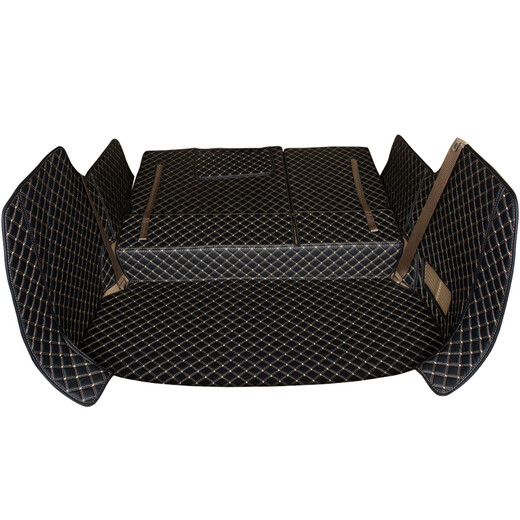 Yixibuick GL8 trunk mat fully encircled 28T25S652T onshore business class 653T Lu Zun trunk mat Warm rice [half encircled]