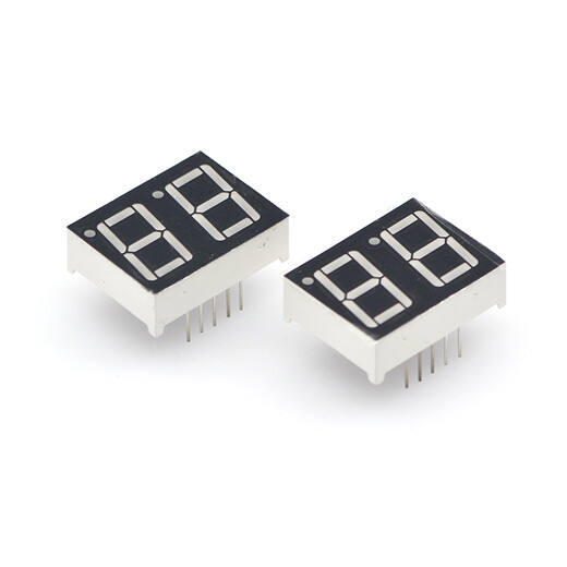 TaoTimeClub High-brightness red digital display tube 2-bit common cathode two-bit tube 0.5/0.56 inch 5621 red light digital tube