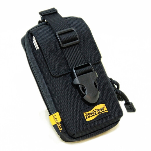 Looyoo A148 Hochwertiger Nylon großer Bildschirm Mobiltelefon Tailentasche Schultergurtbeutel Outdoor Multifunktion Tailentasche Armtasche Militärlüftet Bag A148s Accessoires Package Black (YKK Reißverschluss)