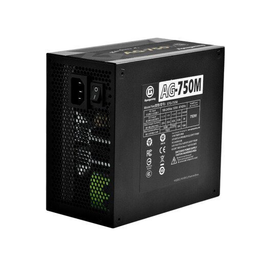 Apexgaming AG-750M rated 750W desktop power supply (80PLUS gold medal/full module/Japanese capacitor)