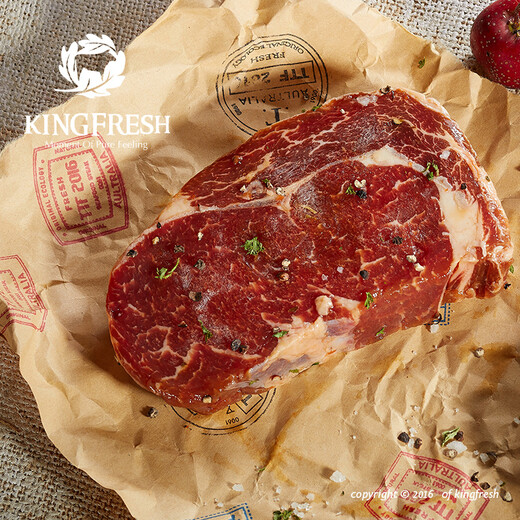 今聚鲜（dayinfresh）整切调理牛排净重1500g/10片套餐 新鲜厚切眼肉西冷牛扒 牛肉生鲜