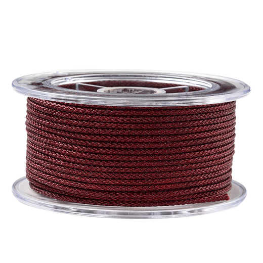 Veena Silk Braided Thread Wenwan Buddha Bead Thread Mambo Thread Jade Thread Chinese Knot Rope Non-elastic Beaded Thread Bracelet Braided Rope Earthy Yellow 1.0 Veena Silk Qianmian