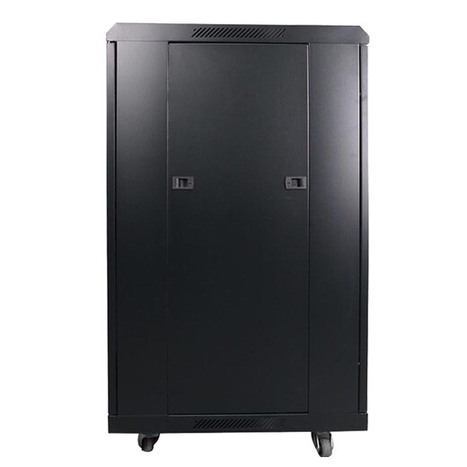 Gabinete ZHJT 24U Gabinete 1.2M Gabinete de red Estándar Gabinete de 19 pulgadas 600*600*1200ZT6622 Puerta de vidrio negro Modelo ordinario