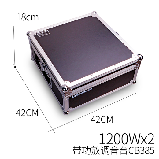 MEIMI audio set mixer with amplifier all-in-one single and double 15-inch performance high-power KTV wedding conference outdoor full-range floor-standing audio with amplifier mixer + 2 microphones