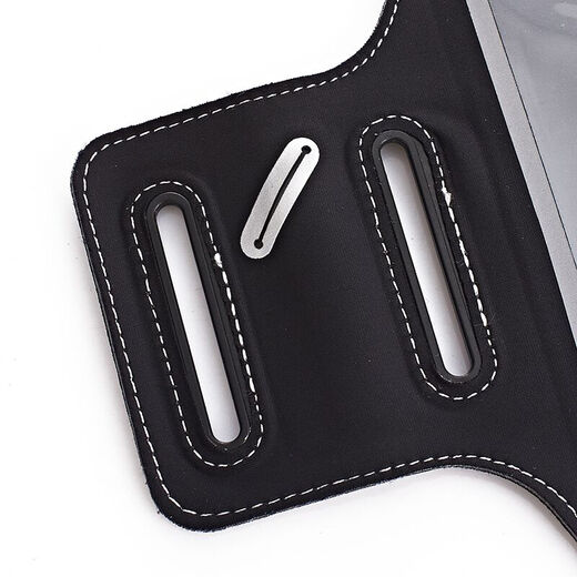 RIMIX Sports Fitness Running Arm Bag Men's and Women's Armband Wrist Arm Cover Headphones Waterproof Touch Screen Mobile Phone Arm Bag Black Small - Suitable for mobile phones within 4.7 inches