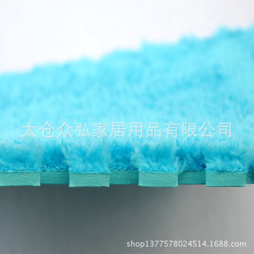 Zhonghong foam puzzle carpet covers the whole tatami bedroom, children's game mat, suede splicing carpet, EVA can be cut and customized, princess large area single piece, white 31*31CM, small piece, single color