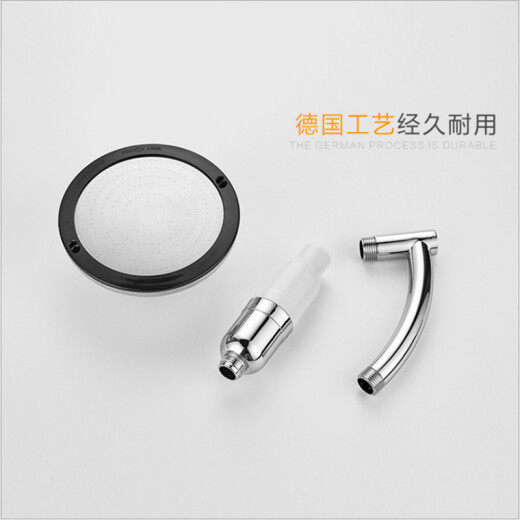 Yuanyuan bathroom shower handheld shower head large diameter 300 holes powerful supercharged large water output shower head set screen bathroom wall-mounted new bath purification nozzle universal supercharged flower umbrella shower head filtered water purification dechlorination soft water shower large shower single nozzle