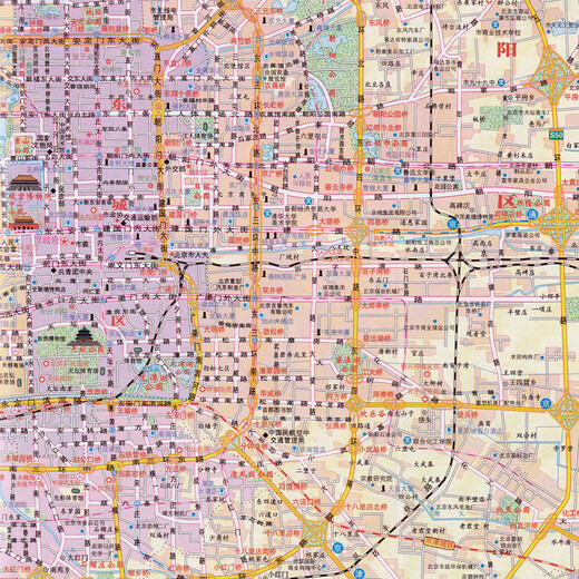 China Expressway und Urban and Rural Road Network Atlas (extrem detaillierte Version)