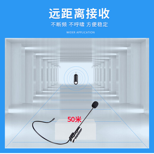 Xiangche (XIANGCHE) head-mounted wireless microphone, portable earhook microphone, plug-and-play teaching, hosting conference, mobile phone lever speaker, performance recording