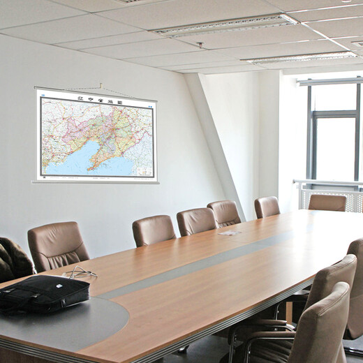 Liaoning Province Map Map Wall Chart Large Size 1.5m*1.1m Seamless Office, Conference Room Wall Chart Wall Chart Background Wall Decoration Dalian Shenyang