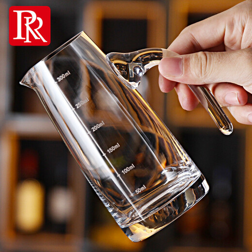 Crystal white wine dispenser with scale, creative glass foreign wine dispenser, fast red wine decanter, wine set, baer No. 1 cup